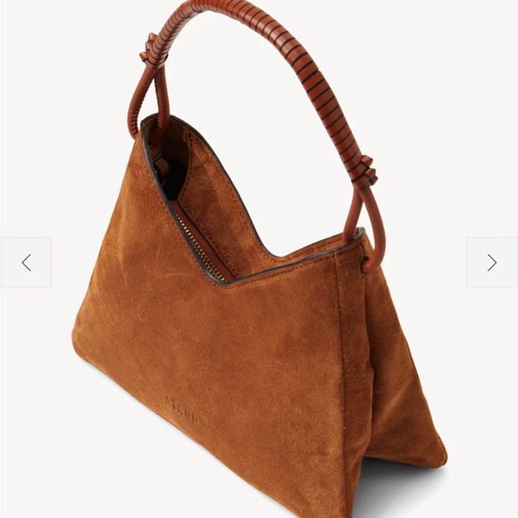 STAUD Valerie Shoulder bag in Tan Suede - Picture 8 of 9